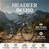 NONE Bicicletta Elettrica con Batteria 48V13.5Ah, Tre Modalità di Guida, Display LCD a Colori, Connettività APP, Pneumatici da 26 Pollici, E-Bike