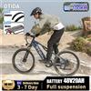 OTIDA HT27 Bici Elettrica da Città 27.5 Pollici, Bicicletta Elettrica da Montagna con Batteria al Litio 48V20AH per Adulti