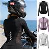WOSAWE Giacca da Moto Slim Fit da Donna, Estiva, in Rete Traspirante, Abbigliamento da Ciclismo, Giacca Casual per Attività all'Aperto