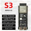 Gaqqee Scheda di sviluppo Wi-Fi e Bluetooth ESP32-S3-DevKitC-1, modulo ESP32-S3-N16R8, 44 pin, adatta per IoT e case intelligenti, ecc.