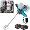 Vremota Trapano Elettrico Brushless da 1200W per Calcestruzzo, Macchina per Scavo e Perforazione del Terreno, Utensile per Forare il Ghiaccio, Compatibile con Batteria Makita 18V