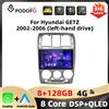 Podofo Autoradio 4G per Hyundai GETZ 2002-2006, Lettore Multimediale 9" 8-core 8+128G, WIFI GPS AM FM RDS DAB, Sistemi Intelligenti per Auto