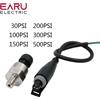 EARU Trasduttore di Pressione DC 5V 1/8NPT, Sensore in Acciaio Inox per Olio, Aria, Acqua, 30/100/150/200/300/500 PSI