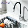 Wanmivezlo Tubo Flessibile per Rubinetto da Cucina 360° ° Miscelatore Monocomando Girevole da Piano per Acqua Calda e Fredda