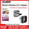 XUDA Adattatore Wireless 2 IN 1 per Carplay e Android Auto, da cablato a wireless, per iPhone, controllo wireless, Plug & Play.