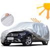 NONE Telo Copriauto Impermeabile per Tutte le Stagioni, Copertura Esterna Completa per Auto Sedan, Hatchback, SUV, Protezione da Pioggia e Sole