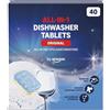 by Amazon - Pastiglie per Lavastoviglie All-in-One, al Limone, 40 capsule