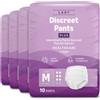 by Amazon Healthcare by Amazon Slip Assorbenti Donna M Plus - 40 pezzi (4 confezioni da 10), Bianco (Precedentemente un marchio Amazon Basic Care, stesso prodotto) - La confezione può variare