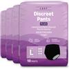 by Amazon Slip Assorbenti Donna Plus Large - 40 Pezzi (4 confezioni da 10), Nero
