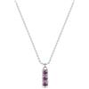 S'Agapõ Collana Girocollo Donna, Collana Donna in Acciaio e Zirconi | Collezione Dazzly - SDZ08