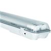 Life Plafoniera Stagna per Doppio Tubo Neon Led G13 2 Tubi 120 cm Life 39.PFL0212
