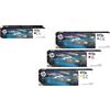 HP Original 973X Set di 4 cartucce per stampanti nero, ciano, magenta e giallo