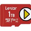 Lexar Play UHS-I 1024 GB, micro SDXC, Classe 10 Memoria flash