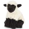Living Nature Pecora bianca e nera, altezza 19 cm - peluche Living Nature