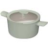 BergHOFF Pentola antiaderente con coperchio balance sage verde salvia 24x14cm
