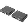 DIGITUS DS-55505 - Trasmettitore e ricevitore - Cablato - 100 m - Cat5e - 4096 x 2160 Pixel - 36 bit - DS-55505