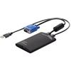 StarTech.com Laptop crash cart adapter portatile Console KVM a USB 2.0 - USB - USB - VGA - Nero - USB Mini-B - PS/2 + USB 2.0 A - NOTECONS01