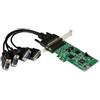 StarTech.com Scheda combo seriale PCIe 4 porte PCI Express - 2 x RS232 2 x RS422 / RS485 - PCIe - Seriale - RS-232/422/485 - Sys - PEX4S232485