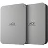 LACIE Seagate Mobile Drive 5 TB USB 3.1 USB TYPE C Moon Silver w/Rescue - STLP5000400