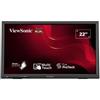 Viewsonic TD2223-2 Monitor PC 55,9 cm (22″) 1920 x 1080 Pixel Full HD LCD Touch screen Nero - TD2223-2-EU