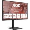AOC E4 Q32E4U Monitor PC 80 cm (31.5″) 2560 x 1440 Pixel Quad HD LED Nero - Q32E4U