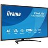 iiyama ProLite X4373UHSU-B2 Monitor PC 108 cm (42.5″) 3840 x 2160 Pixel 4K Ultra HD LED Nero - X4373UHSU-B2