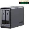 Ugreen NASync DXP2800 NAS System 2-Bay Compatta Intel® N N100 8 GB DDR5 0 TB UGOS Pro Nero - 25369