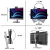 Philips Serie 4000 24B2U4301H/00 Monitor PC 60,5 cm (23.8″) 1920 x 1080 Pixel Full HD LCD Grigio - 24B2U4301H/00