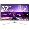 Philips Evnia 8000 32M2N8900P/00 Monitor PC 80 cm (31.5″) 3840 x 2160 Pixel 4K Ultra HD QD-OLED Bianco - 32M2N8900P/00