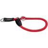 lionto Collare Martingala Cane, 60 cm, Spessore 1 cm, Rosso | Collare da addestramento in nylon resistente, fibbia stabile, regolazione continua e anello D per guinzaglio
