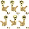Tasti Accordatura Metal Skull Sigillati per Chitarra Acustica 1,64 1,7