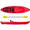 Atlantis Kayak-canoa Atlantis OCEAN rossa cm 266 - schienalino - ruotino - pagaia