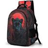 WECECE Zaino Scolastico Cheetah Design Bambino Classe 2 Porta del Frigorifero Zaino Scuola Animal Leopard Ragazza Classe 5 Cartella Elementare Classe 2-6, Backpack Escursione