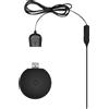 Ouch! Silicone Rechargeable Vibrating Plug Remote Controlled Urethral Sounding Black