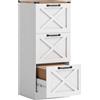 HOMCOM Cassettiera da Ufficio con 3 Cassetti per Cartelle A4, 40x40x101 cm, Bianco | Aosom Italy