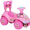 AIYAPLAY Macchina Cavalcabile per Bambini con Clacson, Luci, Musica e Vano Portaoggetti, Rosa | Aosom Italy