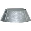 HOMCOM Copertura Base Albero di Natale in Metallo Impermeabile, 66x66x23 cm, Argento | Aosom Italy