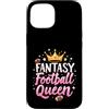 Flo Design Fantasy Football Outfits Custodia per iPhone 15 Fantasy Football Queen Women Fantasy Football Funny Women