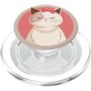 Bowtique Lane Gatto con una collana di perle per ragazze, adolescenti PopSockets PopGrip per MagSafe