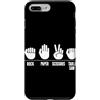 Rock Paper Scissors Table Saw Carpenter Custodia per iPhone 7 Plus/8 Plus Rock Paper Forbici da tavolo sega divertente falegname lavorazione del legno