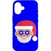 gossip rag Custodia per iPhone 16 christmukkah Babbo Natale divertente hanukkah ebraico natale