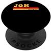 AmaStyle Co. JON Nome Idea Personalizzata Uomo Retro Vintage JON PopSockets PopGrip Adesivo