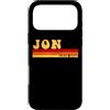 AmaStyle Co. Custodia per iPhone 17 Pro Max JON Nome Idea Personalizzata Uomo Retro Vintage JON
