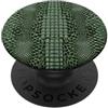 Alligator Grips Green Crocodile Alligator Print PopSockets PopGrip Adesivo