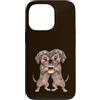 Dogs & Coffee Designs Custodia per iPhone 13 Pro Tazza da caffè con due cani a pelo ruvido con la Germania