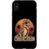 Retro Dinosaur Motherhood Graphic Collec Custodia per iPhone XS Max MOONBEAM SARUS Retro Tramonto Festa della Mamma Vintage