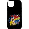 Girl Power Retro Kunst Selbstliebe State Custodia per iPhone 15 Plus One Woman Army Comic Pop Art forza autostima