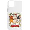 Guess What Chicken Butt Funny Chicken Sa Custodia per iPhone 14 Plus Guess What Chicken Butt Funny Chicken Meme Chicken Humor