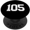 105 Jersey Number for Sports Team Athlet Numero # 105 divisa squadra giocatore Jersey, 105° PopSockets PopGrip Adesivo