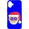 gossip rag Custodia per iPhone 16 Plus christmukkah Babbo Natale divertente hanukkah ebraico natale